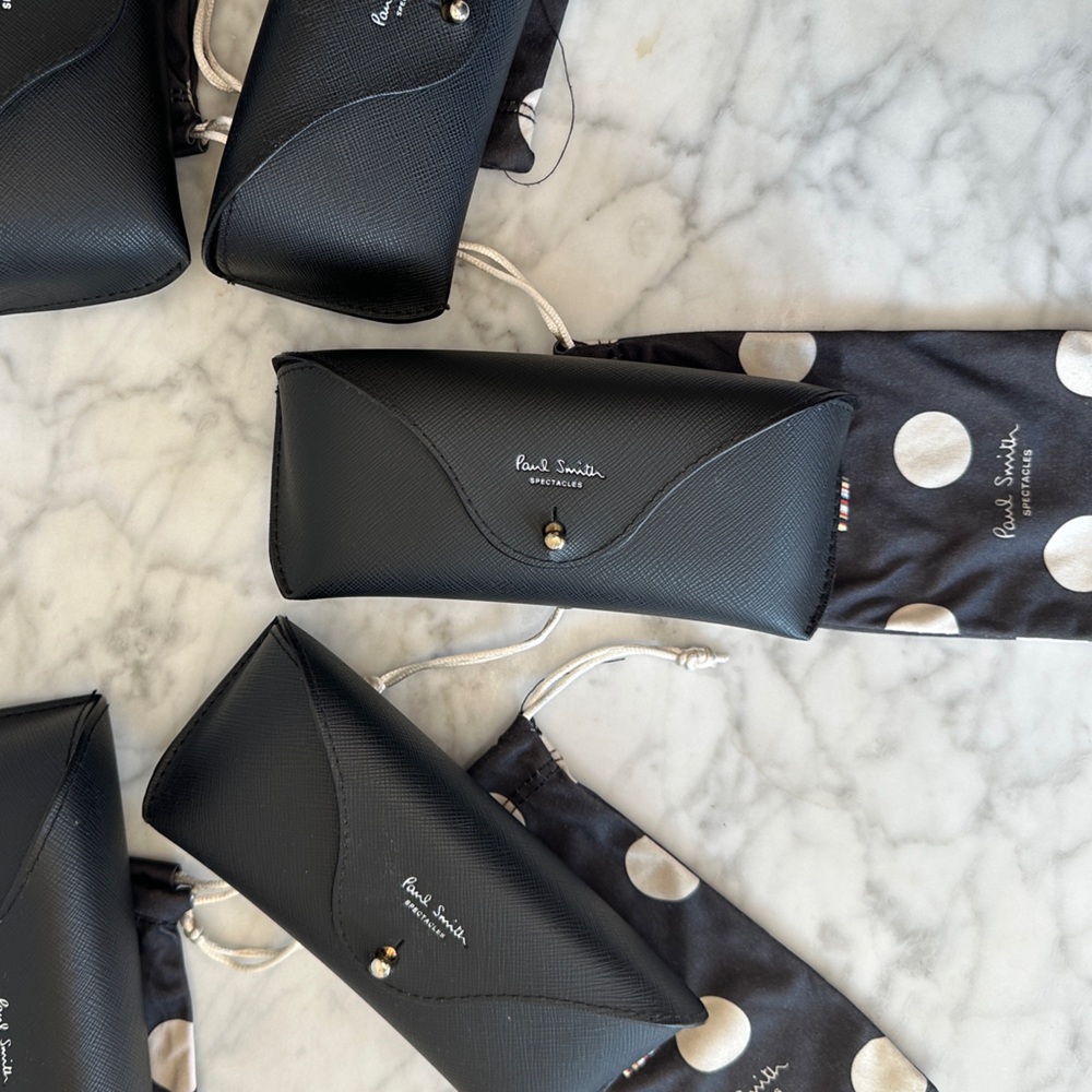 Paul Smith Black Replacement Case & Cloth / Pouch for Men’s Luxury Eyewear